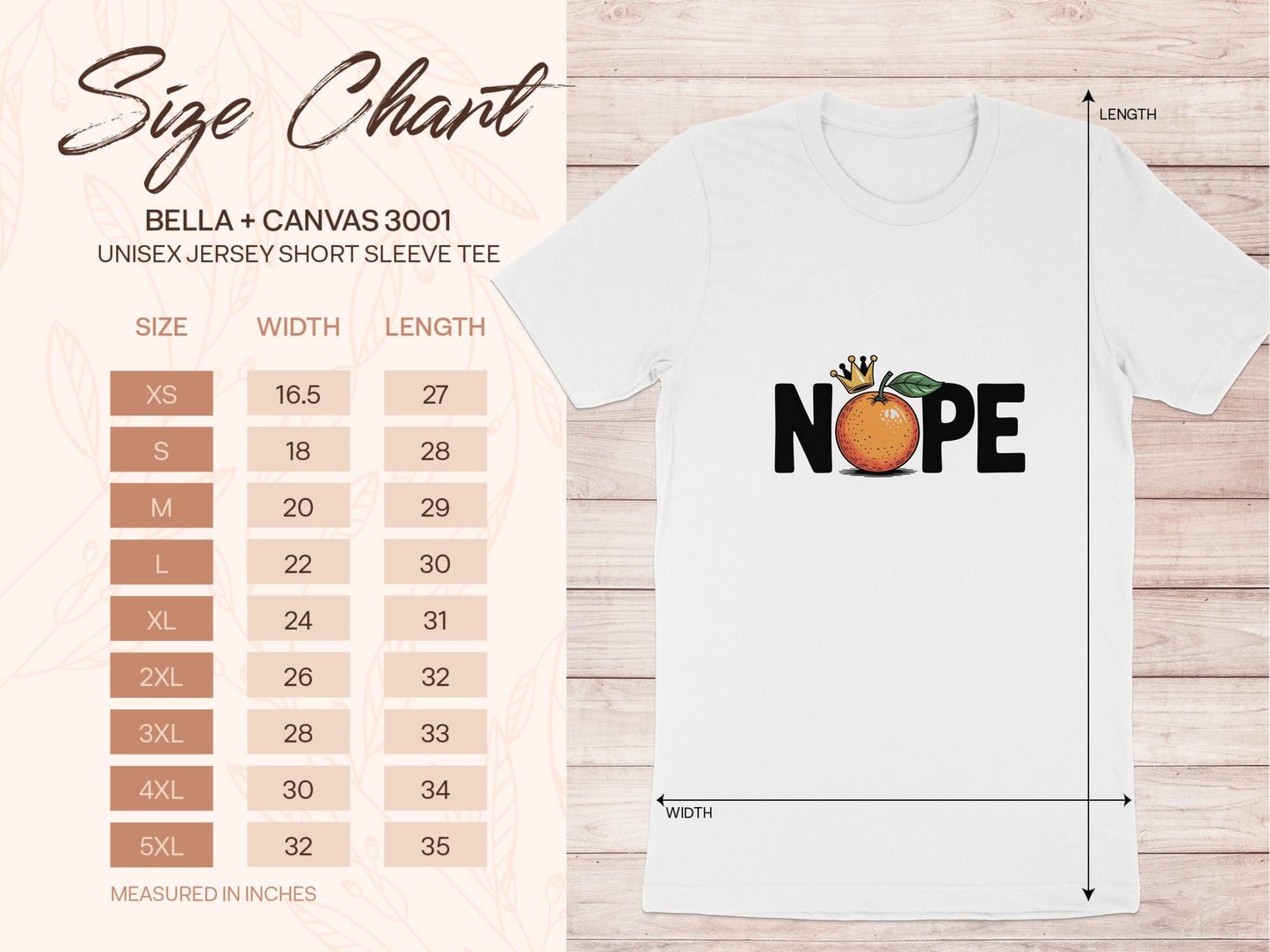 Funny Nope Orange Graphic T-shirt, Unisex Jersey Short Sleeve Tee, Casual Graphic Shirt, Trendy Graphic Tee, Sassy Shirt, Gift Idea