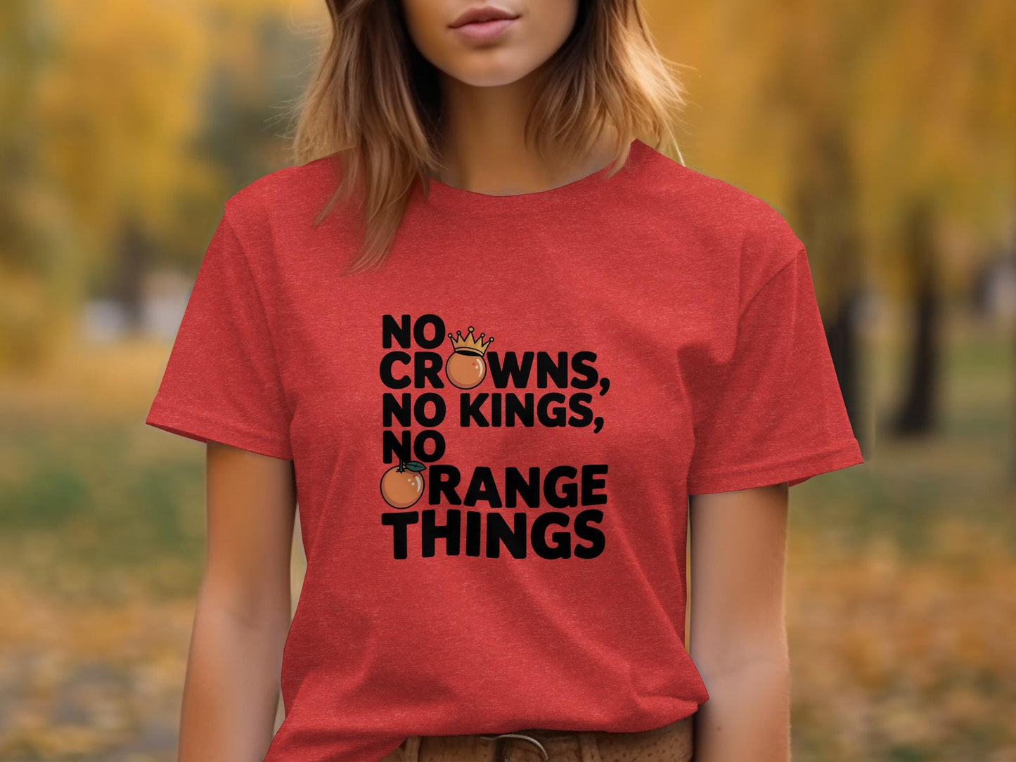 No Crowns No Kings T-shirt, Bold Graphic Tee, Statement Shirt, Casual Wear, Fun Clothing, Trendy Outfit, Unique Gift Idea