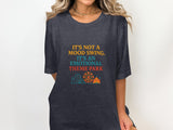 Funny Graphic Tee, Emotional Theme Park Shirt, Humorous Quote Tshirt, Casual Fun Clothing, Cute Statement Top, Trendy Novelty Gift