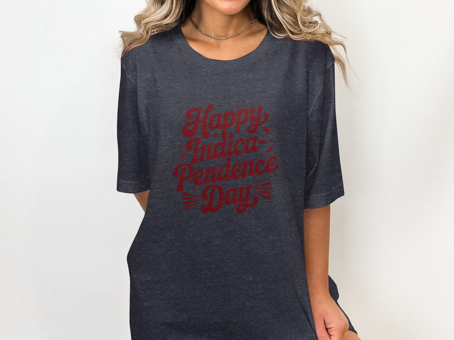 Happy Indica Pendence Day Shirt, Funny Independence Day Shirt, 420 Cannabis Lover Gift, Weed Celebration, Unisex Graphic Tee