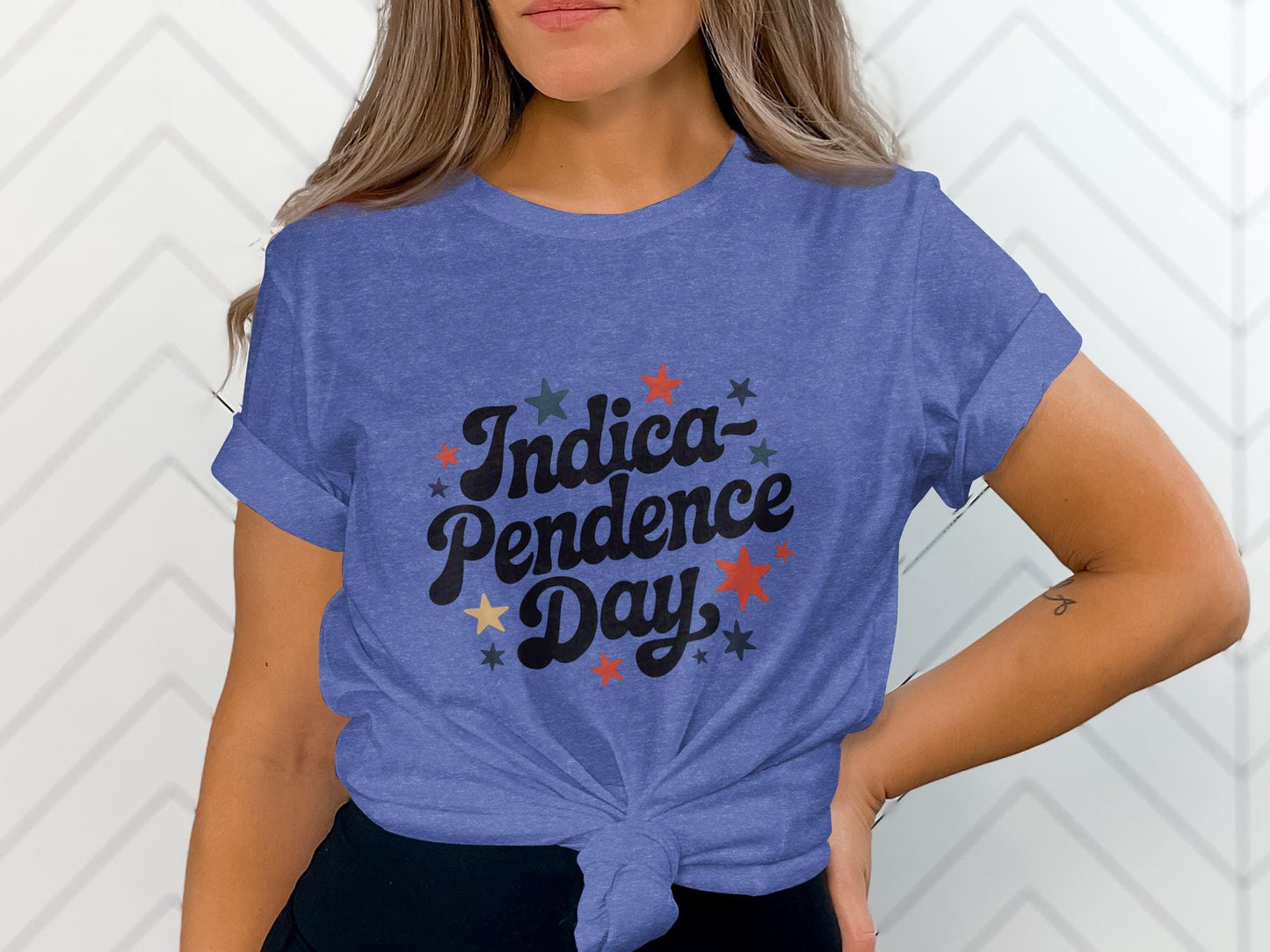 Indica Pendence Day T-Shirt, Funny Independence Day Shirt, Weed Lover Gift, Patriotic Cannabis Tee, Unique July 4th Graphic Tee