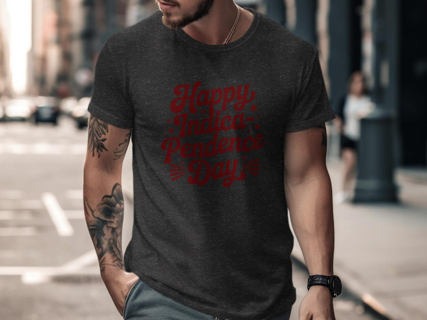 Happy Independence Day Shirt, Men's Casual Graphic Tee, Cool Holiday T-Shirt, Gift for Him, Trendy Urban Outfit, Streetwear Top