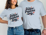 Indica Pendence Day shirt, funny couple matching shirts, unisex graphic tees, novelty festival wear, casual summer tops