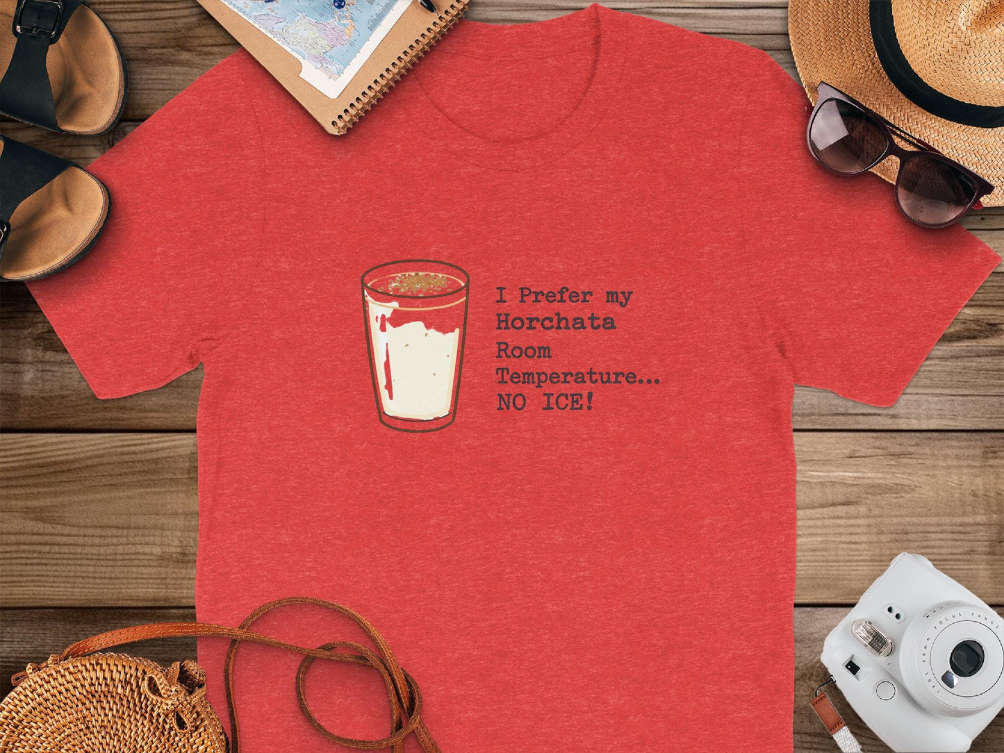 Funny Horchata T-Shirt, Room Temperature Horchata Shirt, No Ice Horchata Tee, Mexican Drink Lover Gift, Novelty Drinking Top