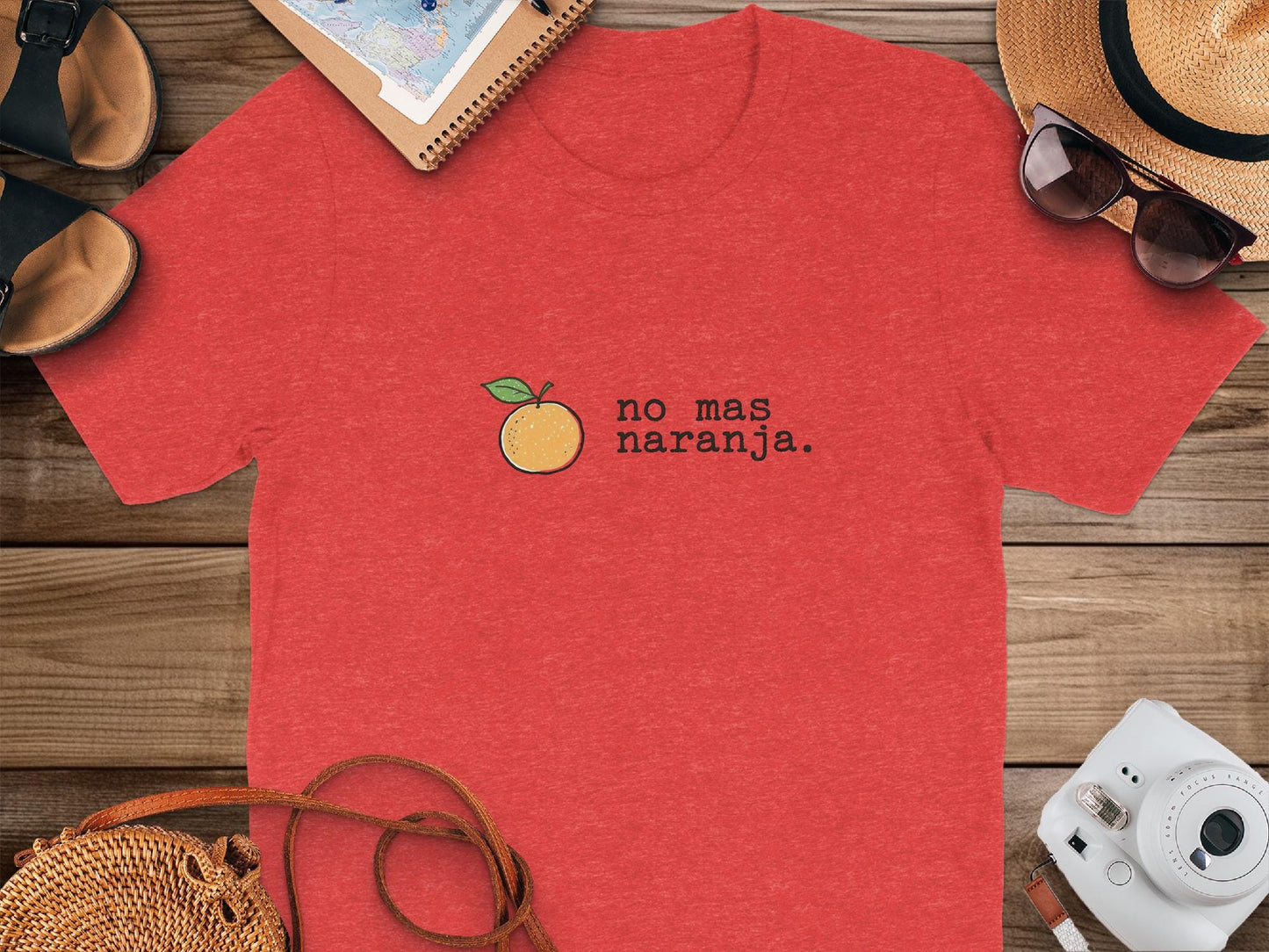 No Mas Naranja T-Shirt, Funny Spanish Saying Shirt, Orange Graphic Tee, Trendy Casual Wear, Unique Gift Idea, Cool Graphic Shirt