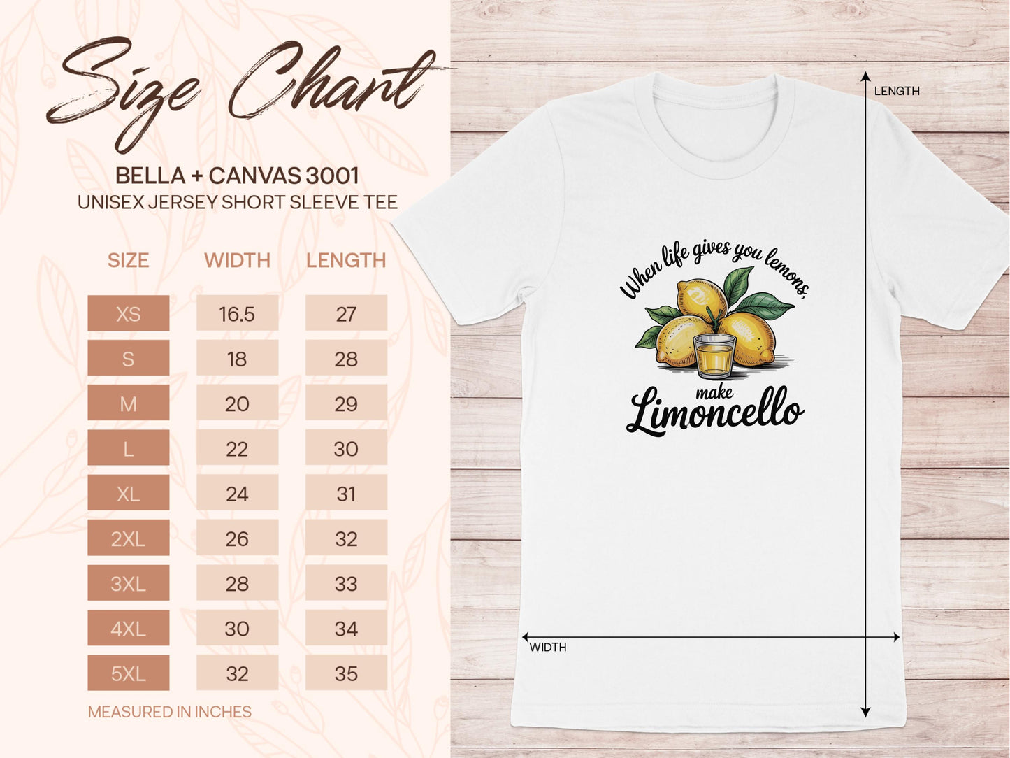 When Life Gives You Lemons Make Limoncello T-shirt, Unisex Short Sleeve Tee, Fun Lemon Design Shirt, Casual Graphic Tee