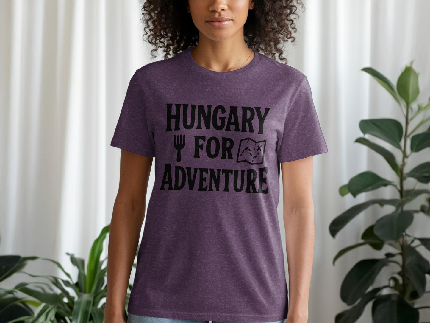 Hungary For Adventure T-Shirt, Funny Travel Shirt, Wanderlust Tee, Graphic Tee For Travelers, Adventurer Gift, Travel Lover Shirt