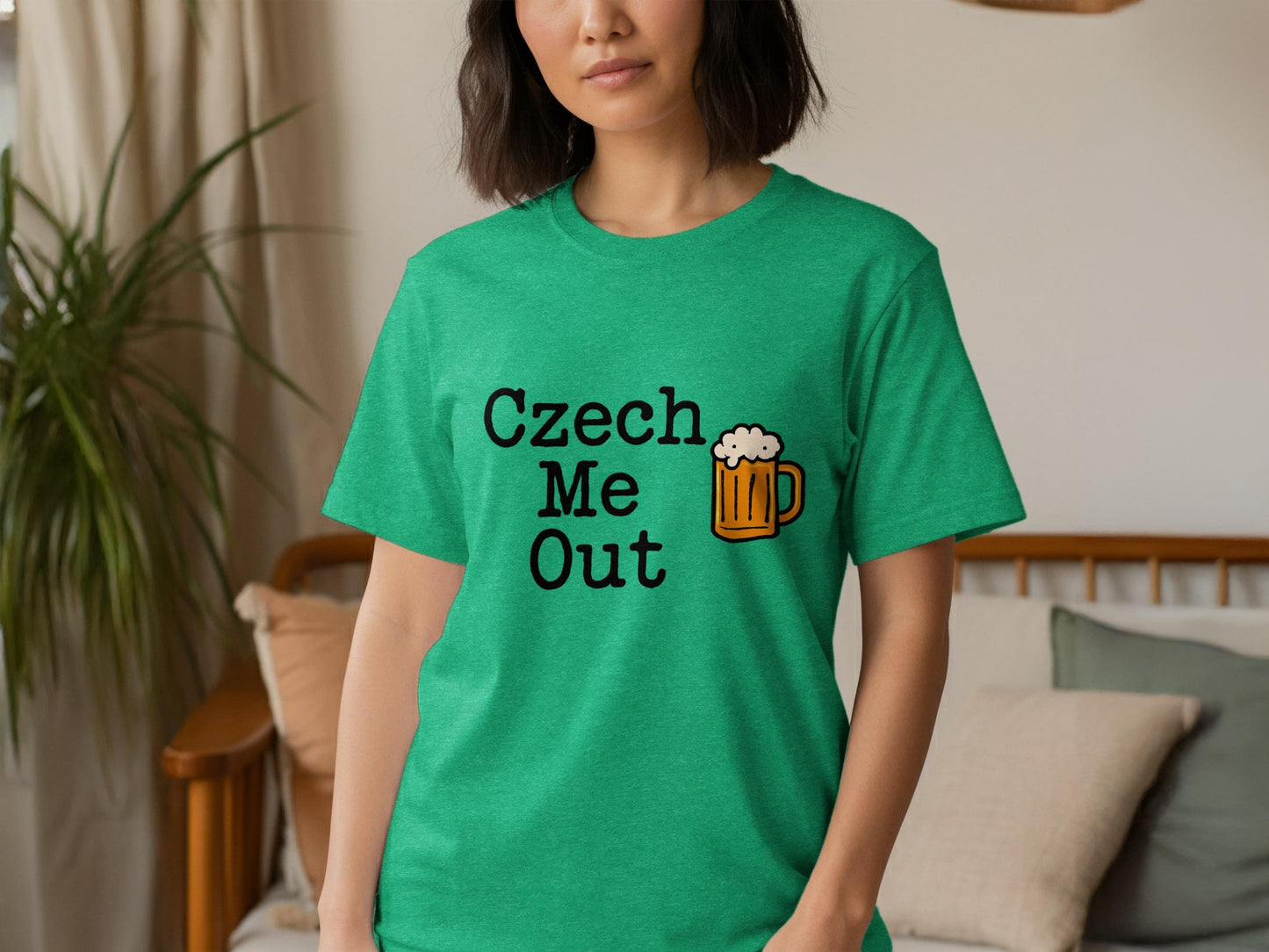 Czech Me Out T-Shirt, Funny Drinking Shirt, Humor Graphic Tee, Beer Lover Gift, Czech Pride Shirt, Cool Statement Top