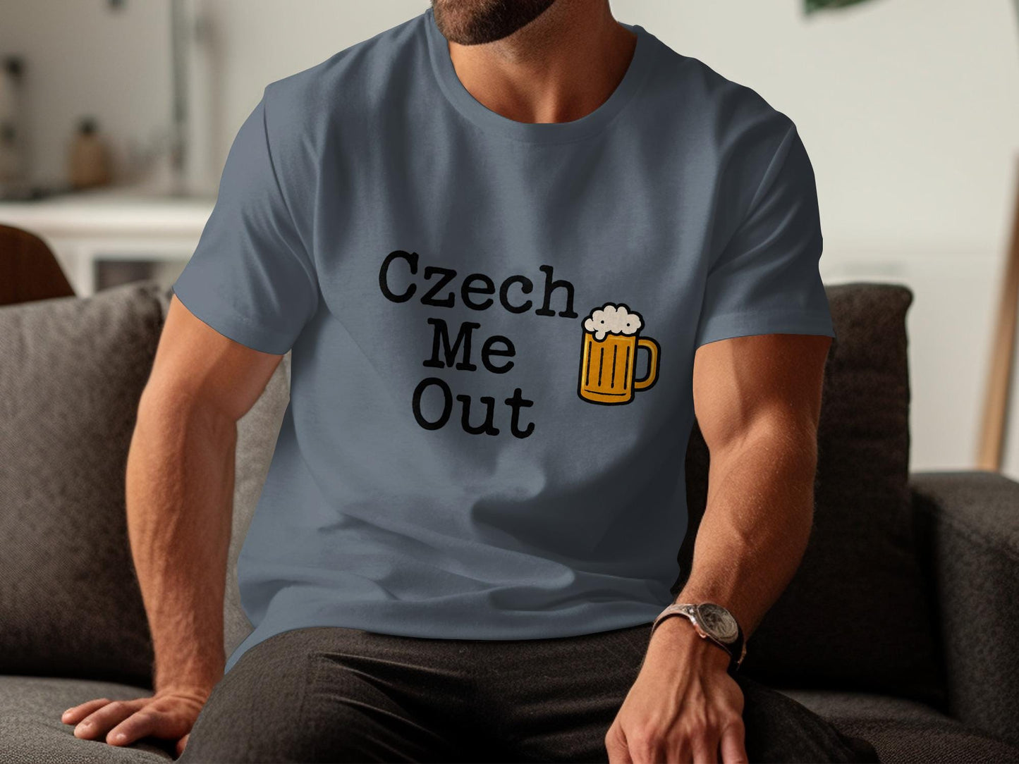 Czech Me Out Shirt, Funny Beer Lover T-Shirt, Czech Republic Humor Tee, Gift for Beer Lovers, Men's Graphic Tee, Casual Drinking Shirt