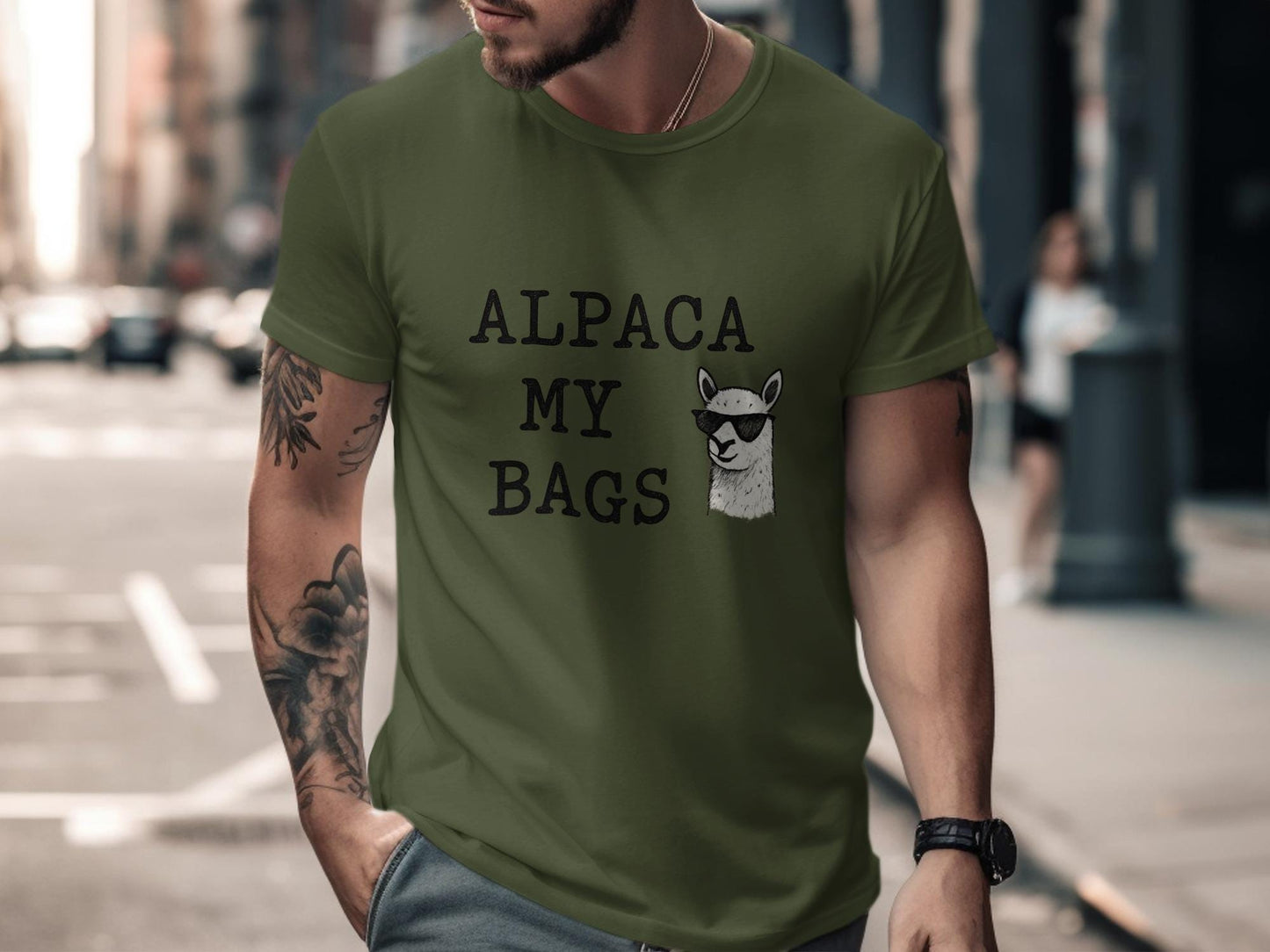 Alpaca My Bags Shirt, Funny Alpaca Shirt, Cute Animal Graphic Tee, Alpaca Lover Gift, Witty Travel Themed Shirt