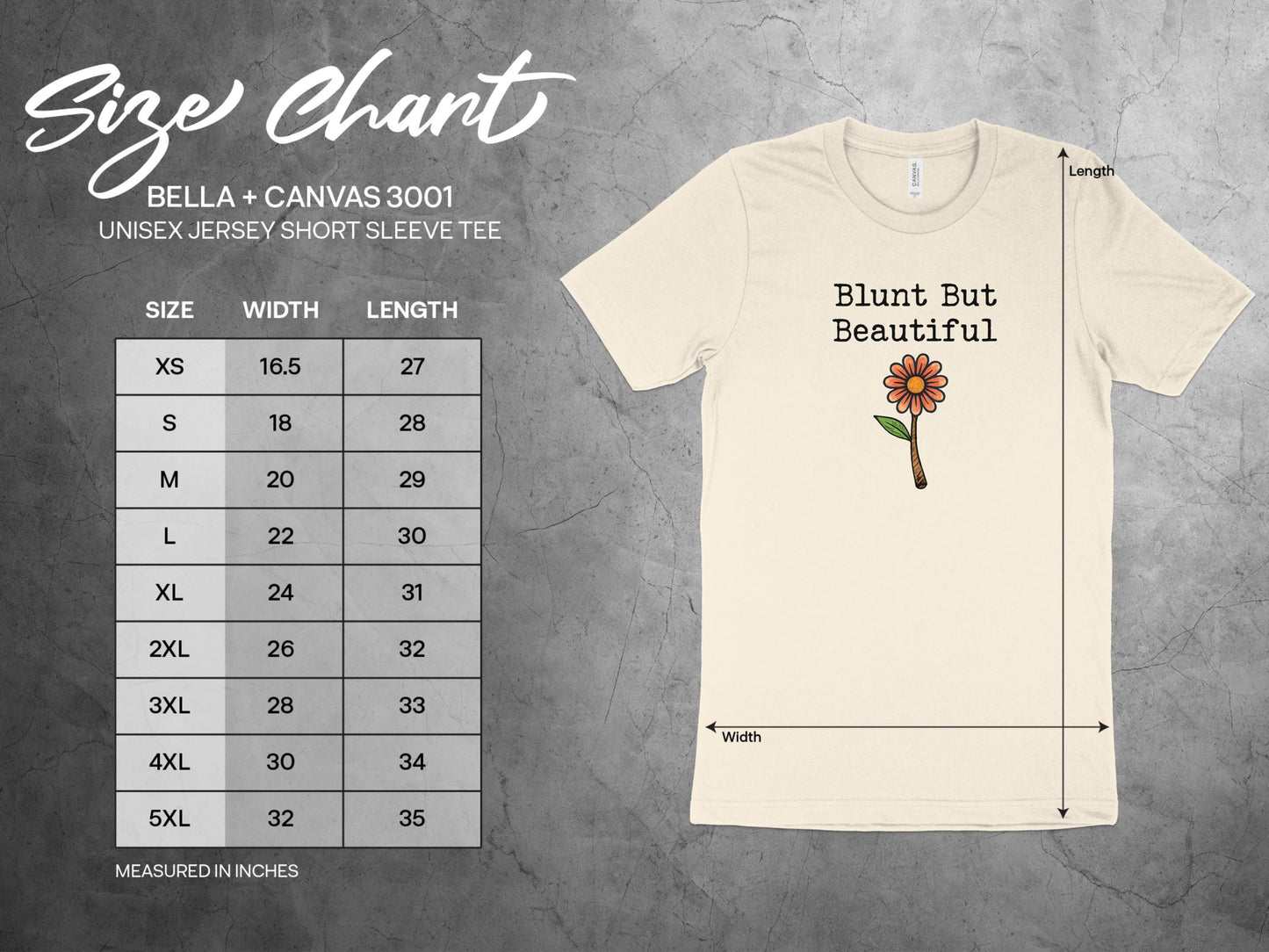 Blunt But Beautiful Tee, Cute Flower Shirt, Floral Graphic Tee, Unisex Jersey Tee, Inspirational Quote Shirt, Casual Tee Gift