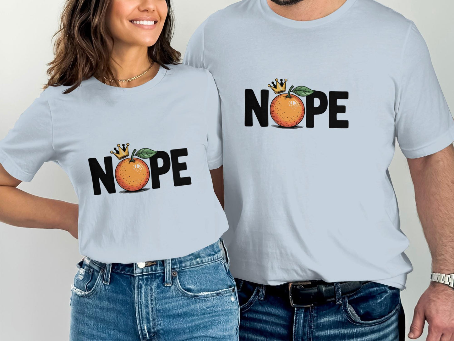 Nope T-Shirt, Graphic Tee, Funny Shirt, Unisex Shirt, Casual Shirt, Matching Couple Shirts, Trendy Fashion, Gift Idea, Cool T-Shirt