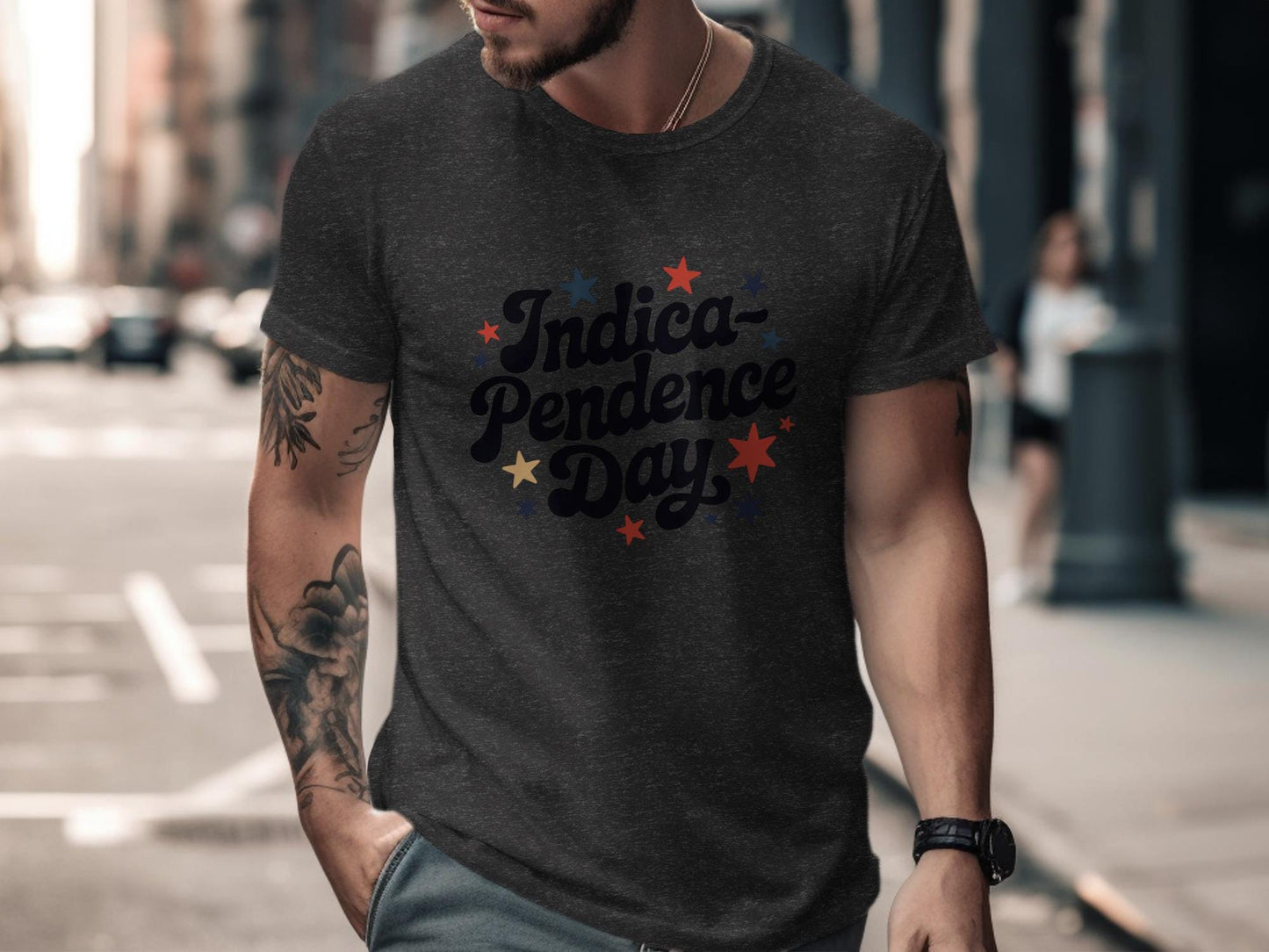 Indica-Pendence Day T-Shirt, Funny 4th of July Shirt, Patriotic Weed Tee, Cannabis Lovers Gift, Independence Day Celebration