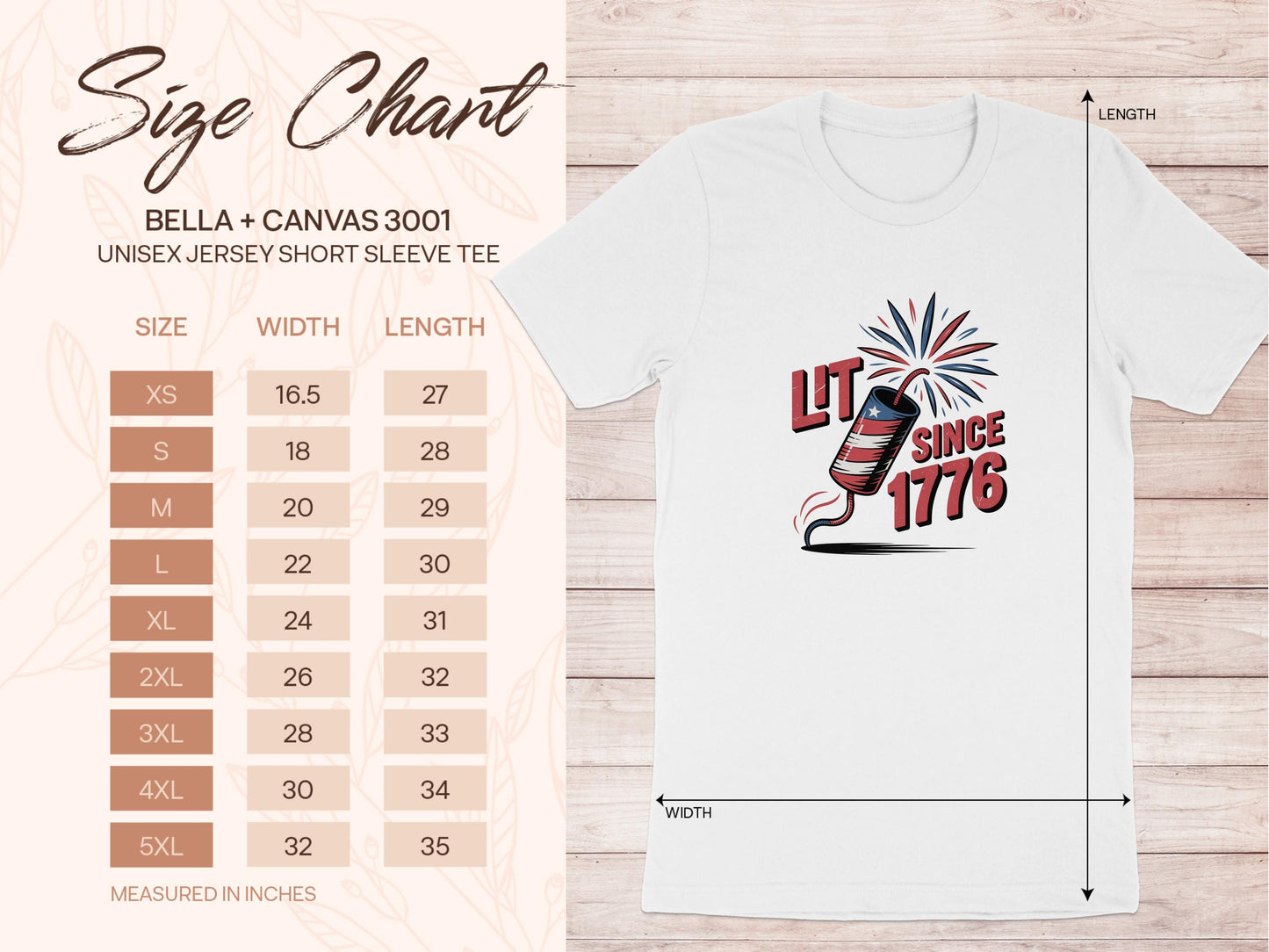 Lit Since 1776 T-Shirt, Patriotic Shirt, 4th of July Tee, Independence Day Shirt, Firecracker, American Pride, Celebration