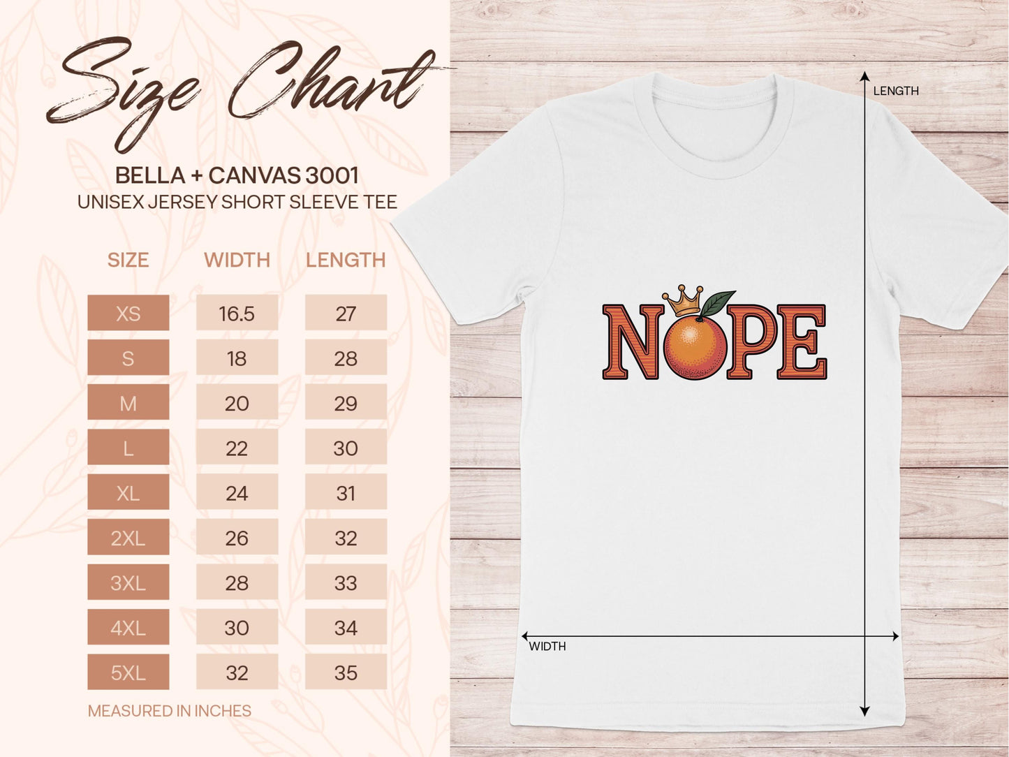 Funny Nope Peach T-shirt, Unisex Short Sleeve Tee, Cute Graphic Tee, Casual Summer Shirt, Graphic Tees for Women, Peach Nope Shirt