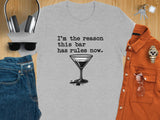 Funny Bar T-Shirt, Drinking Humor Tee, Bar Rules Shirt, Witty Cocktail Graphic Top, Beverage Lovers Apparel, Casual Party Wear