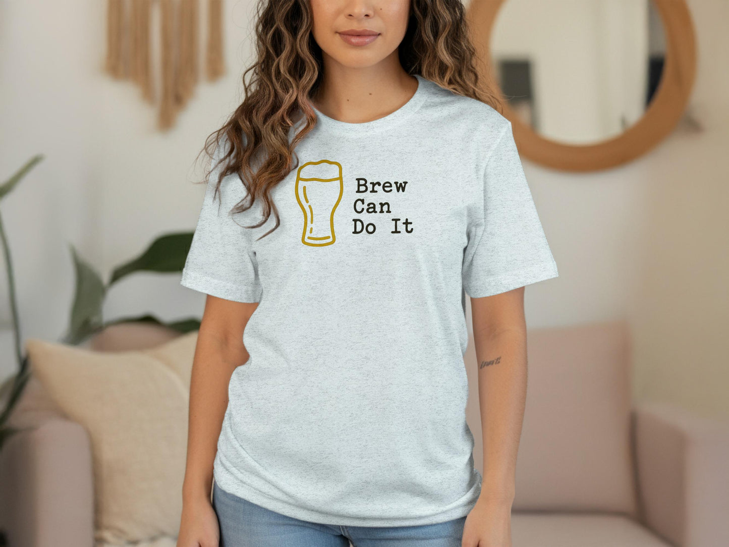 Brew Can Do It t shirt, Beer Lover Shirt, Funny Beer Graphic Tee, Beer Drinking Shirt, Gift for Beer Enthusiast