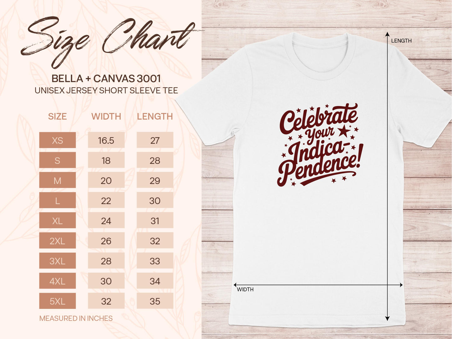 Celebrate Your Indica Pendence Tee, Unisex Short Sleeve Shirt, Fun Patriotic Design, Gift for Cannabis Lovers, Casual Wear