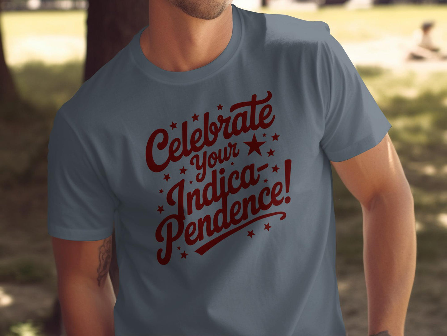 Celebrate Your Indica Pendence T Shirt, Marijuana Lover Gift, Weed Enthusiast Shirt, Funny Cannabis Tee, Stoner Shirt