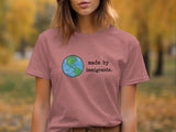 Made by Immigrants T-Shirt, Earth Graphic Tee, Global Citizen Shirt, World Map Design, Inspirational Quote, Casual Wear