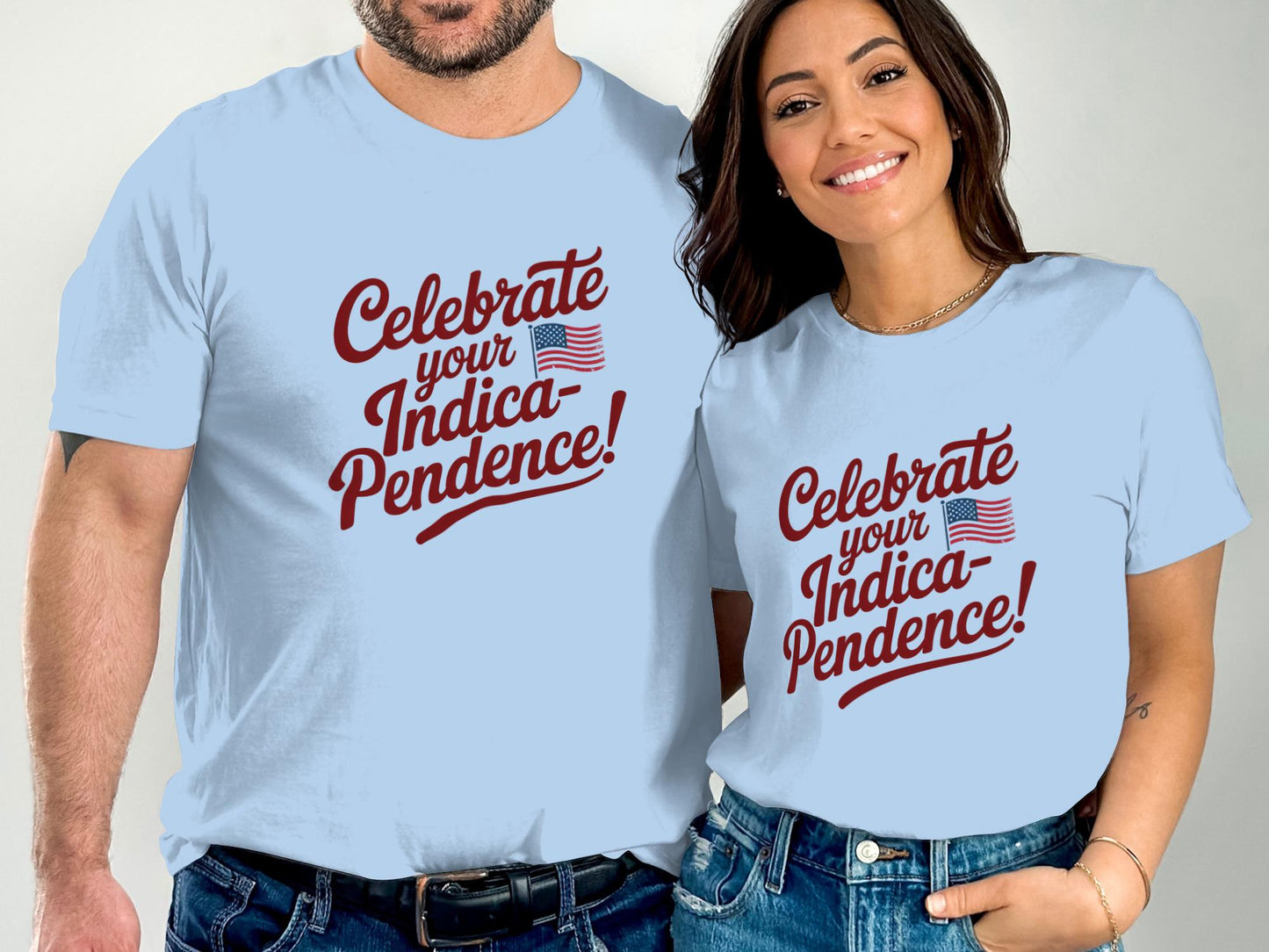 Celebrate Your Indica-Pendence T-Shirt, Cannabis Themed Shirt, Funny Marijuana Shirt, Weed Lover Gift, Patriotic 420 Apparel