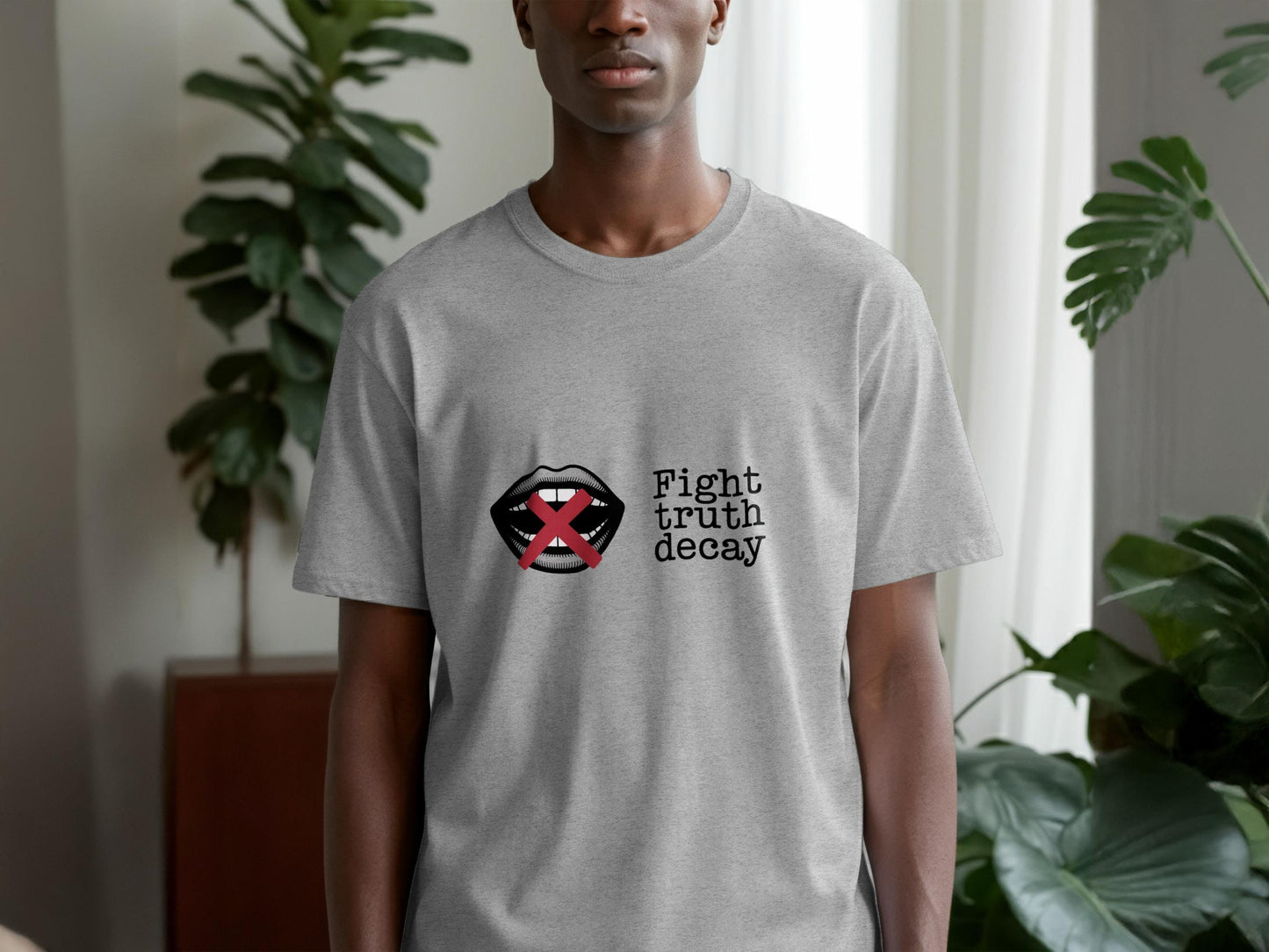 Fight Truth Decay T-Shirt, Motivational Graphic Tee Shirt, Fight Truth Decay Shirt, Unique Graphic T-Shirt, Casual Wear Mens Tee