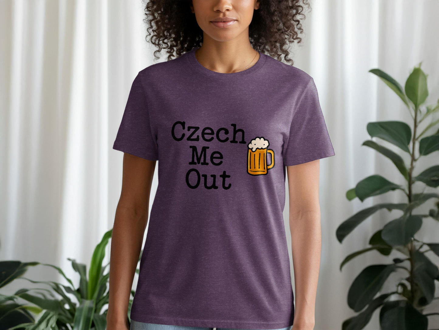 Czech Me Out Shirt, Beer Lover T-Shirt, Fun Czech Pun Tee, Cute Beer Mug Graphic Shirt, Gift for Beer Enthusiast, Casual Fun Top