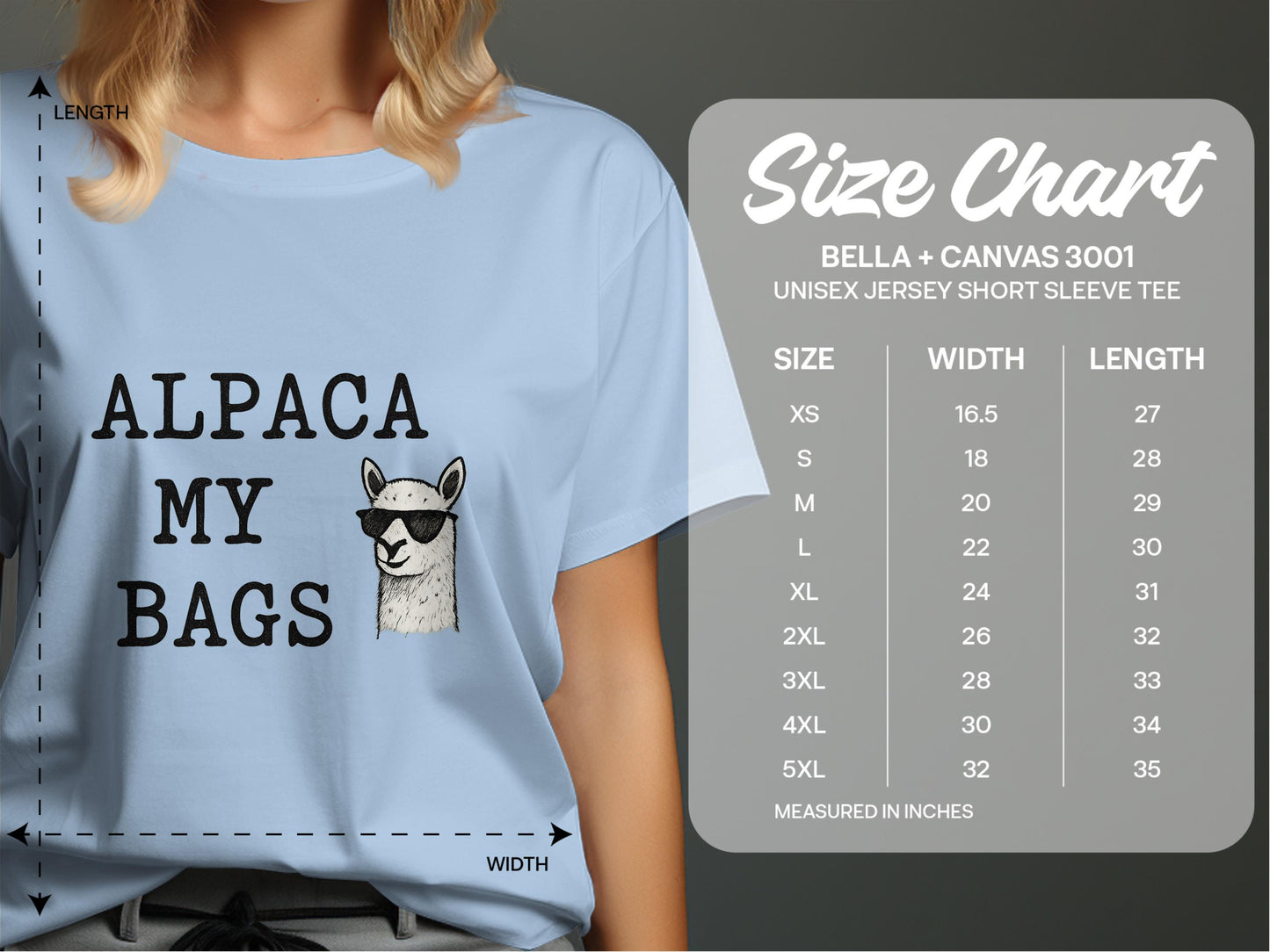 Alpaca My Bags Shirt, Funny Alpaca Graphic Tee, Travel Quote T-Shirt, Trendy Alpaca Shirt, Unisex Short Sleeve Tee