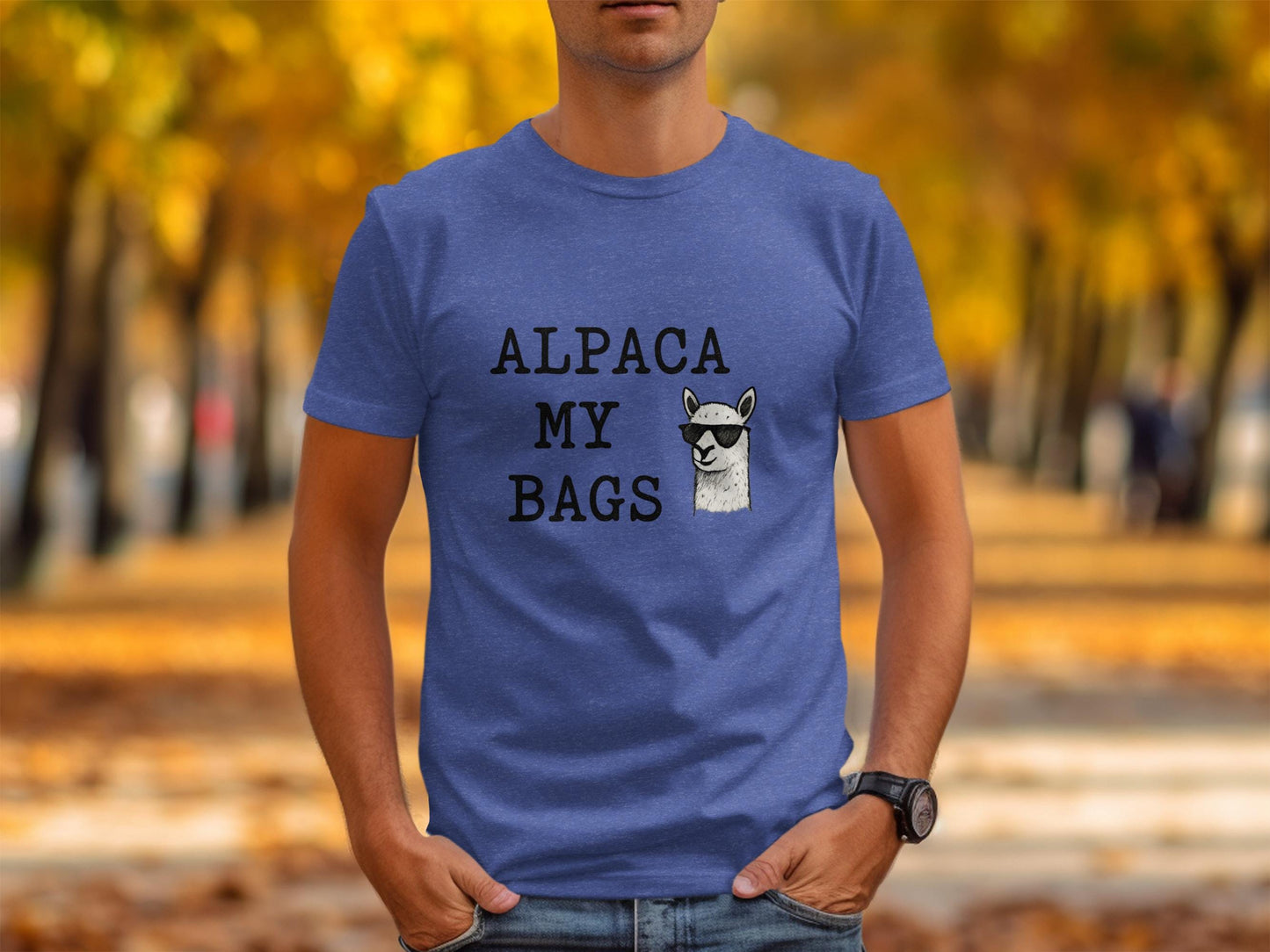 Fun Alpaca T-Shirt, Alpaca My Bags Shirt, Cool Animal Tee, Graphic Llama Shirt, Funny Alpaca Tee, Unisex Funny T-Shirt