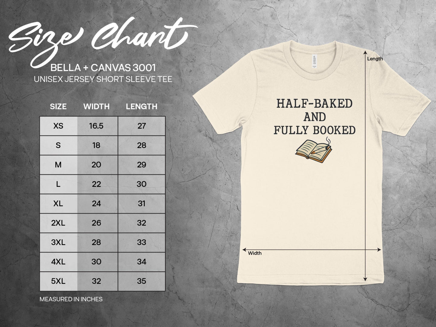 Half-Baked and Fully Booked T-Shirt, Funny Book Lover Shirt, Literary Humor Tee, Unisex Reading Shirt Gift, Bookworm Graphic Tee