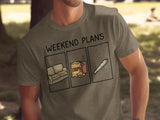 Weekend Plans T-shirt, Funny Couch Potato Shirt, Chips and Soda Graphic Tee, Relaxation Weekend Shirt, Casual Fun Outfit