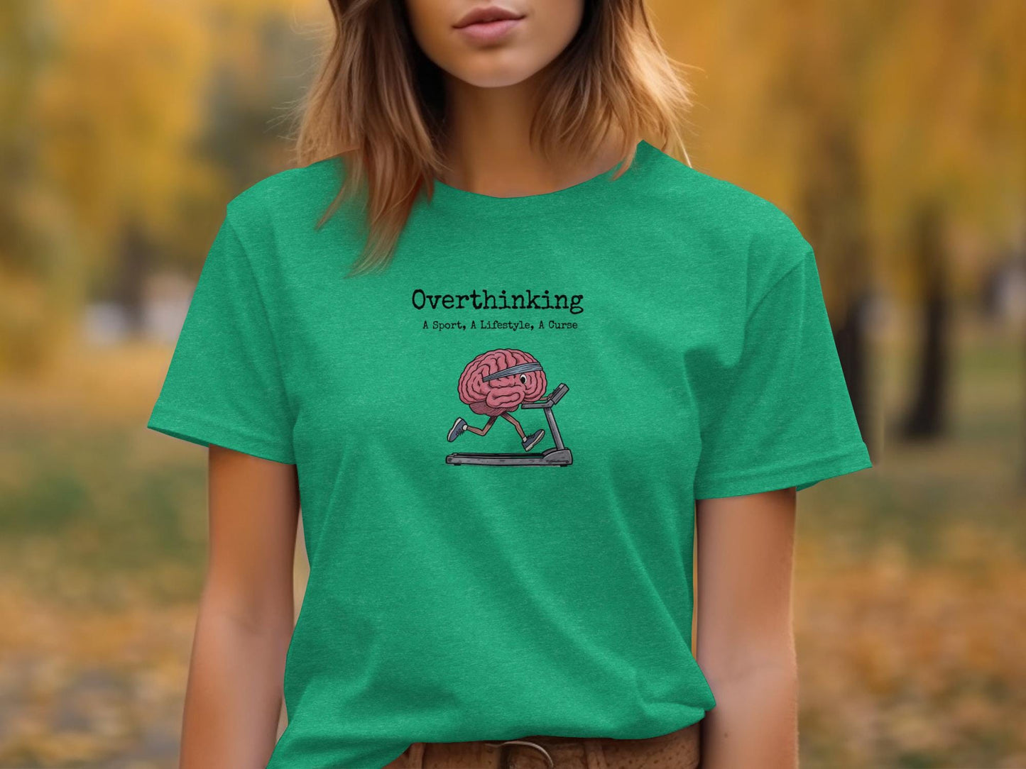 Overthinking graphic t-shirt, Funny t-shirt for women, Casual wear gift, Humorous fashion tee, Cool trendy shirt for ladies