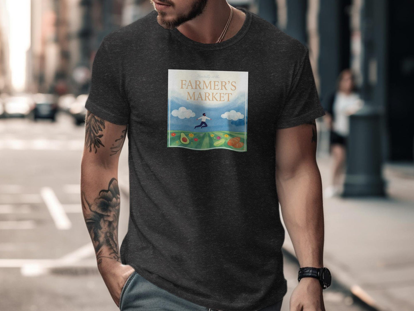 Farmers Market Graphic Tee, Outdoorsy Shirt, Nature Lover Gift, Casual Wear, Summer Fashion, Trendy Streetwear Apparel