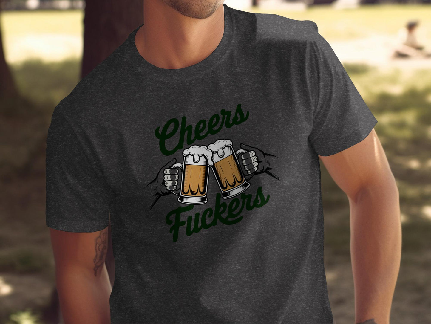 Funny Beer T-Shirt, Cheers T-Shirt, Party Shirt, Humorous Tee, Beer Lover Gift, Celebration Clothing, Graphic Tee, Casual Shirt