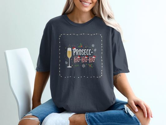 Prosecc-Ho-Ho-Ho Christmas Graphic Tee