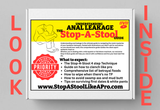 Stop-A-Stool — Funny Self-Help Prank Box (Cork in Box Gag Gift, Funny Packaging, Great Gift