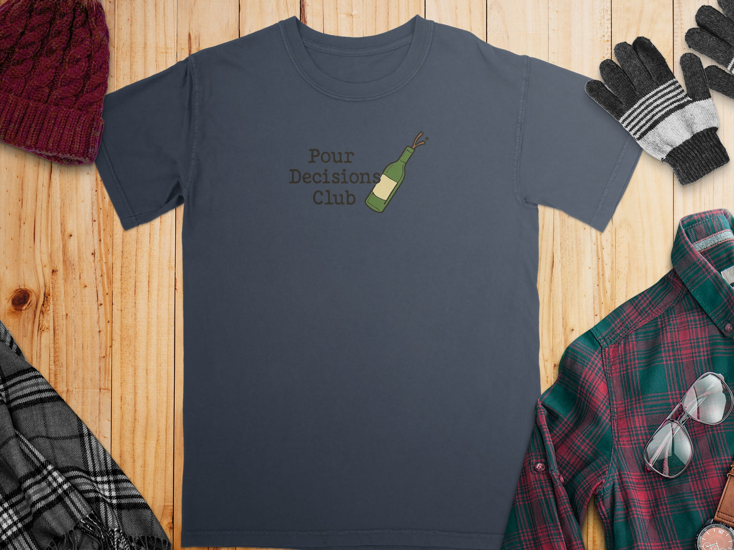 Pour Decisions Club Graphic Tee Shirt