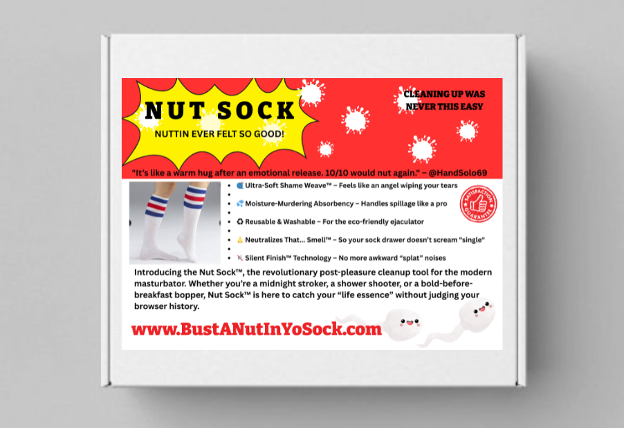 Prank Box – Funny Nut Sock Gag Gift for Friends and family