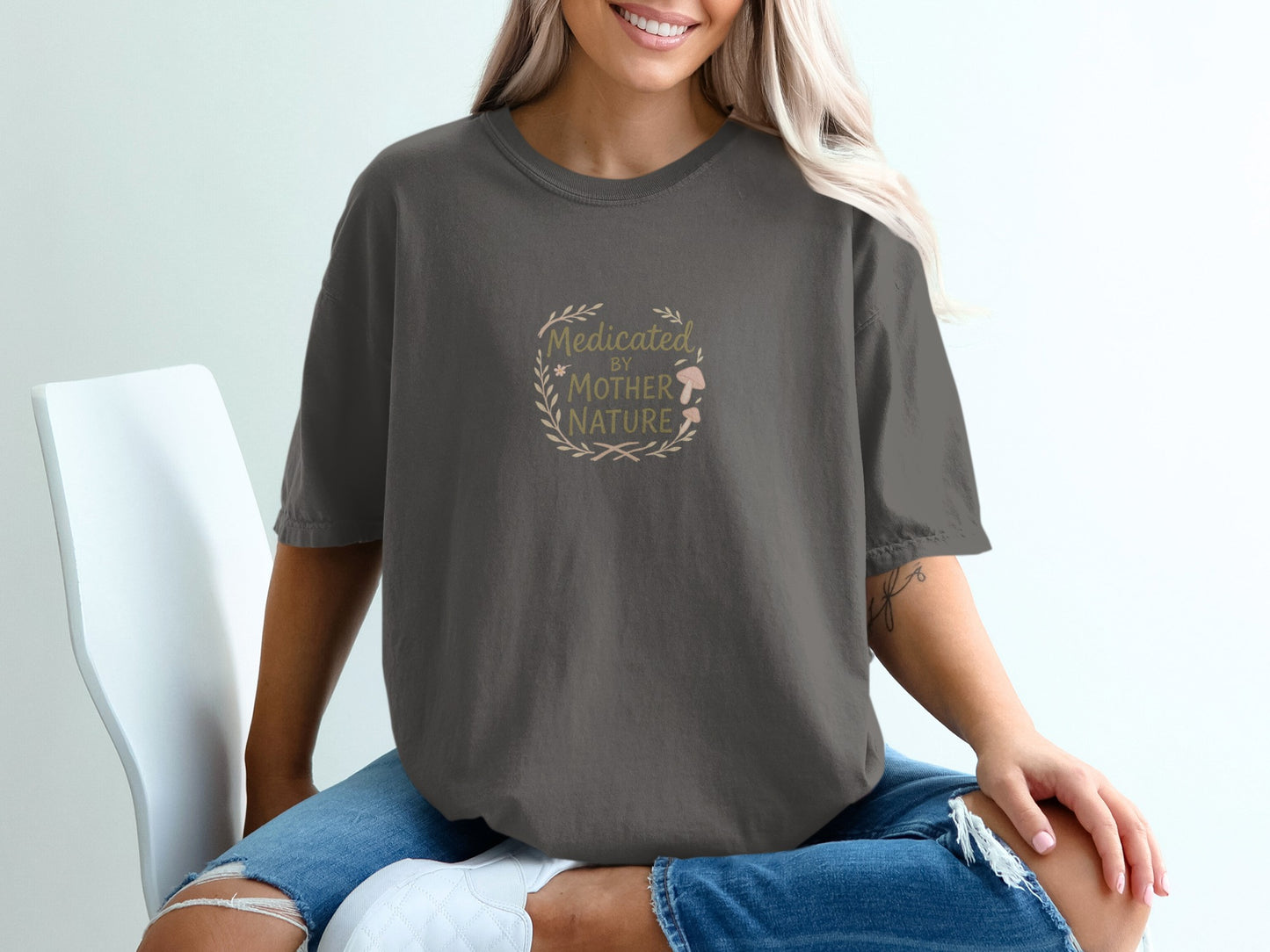 Medicated by Mother Nature Relaxed Fit Tee