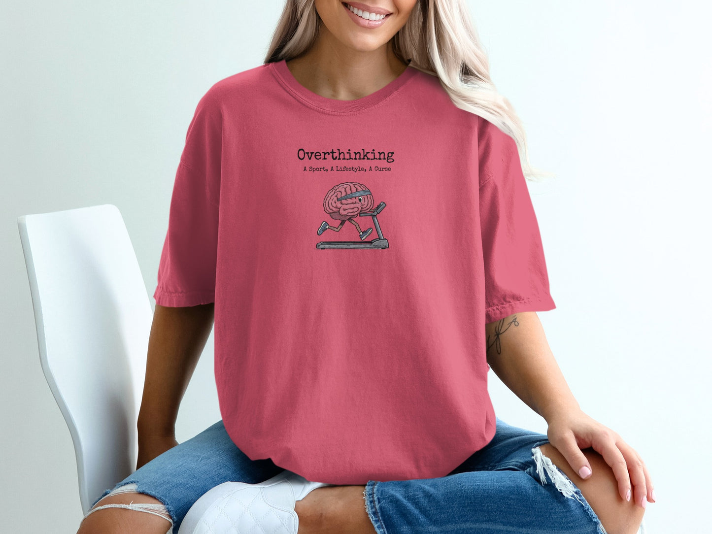 Overthinking A Sport A Lifestyle A Curse T-shirt