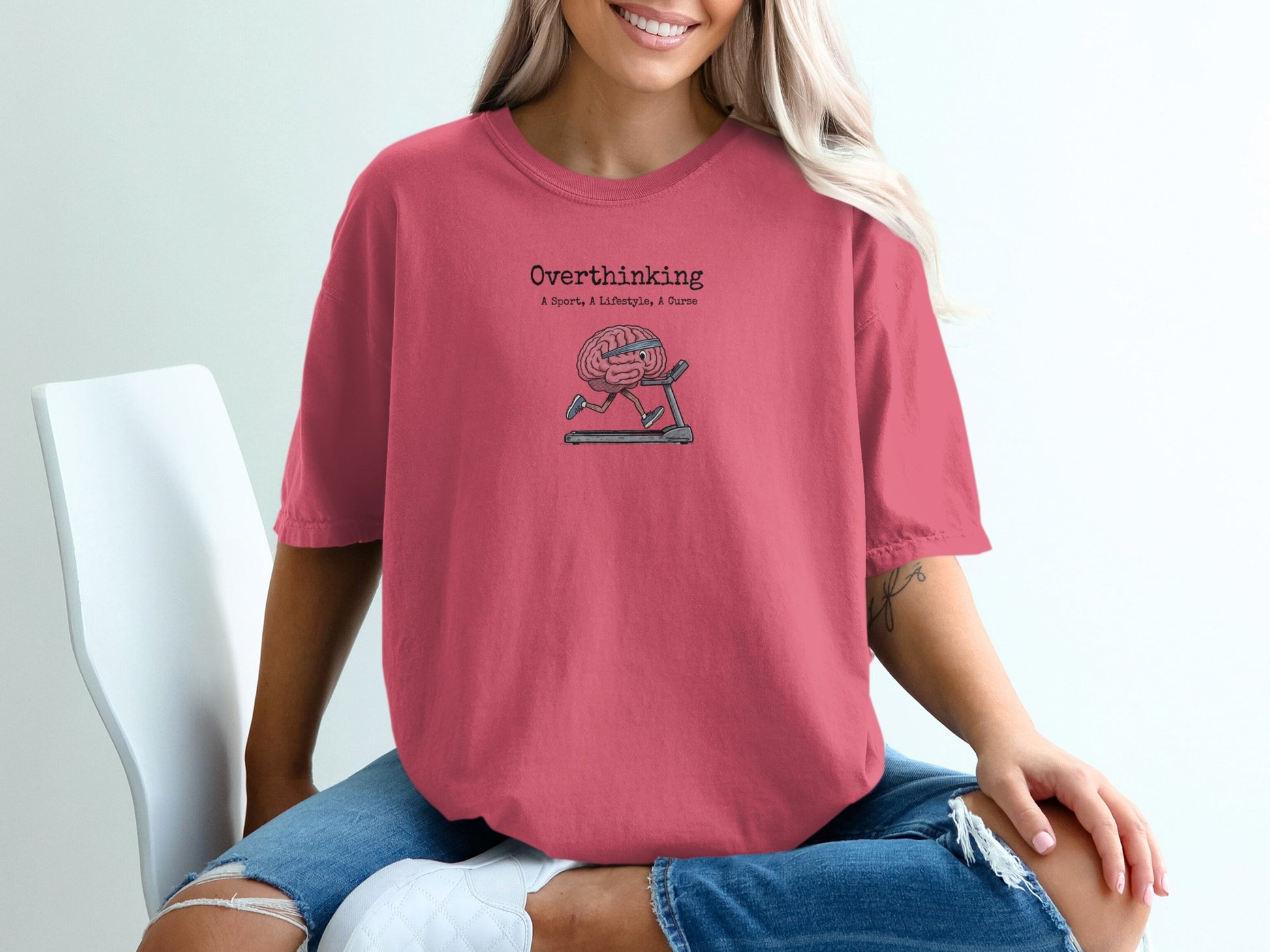 Overthinking A Sport A Lifestyle A Curse T-shirt