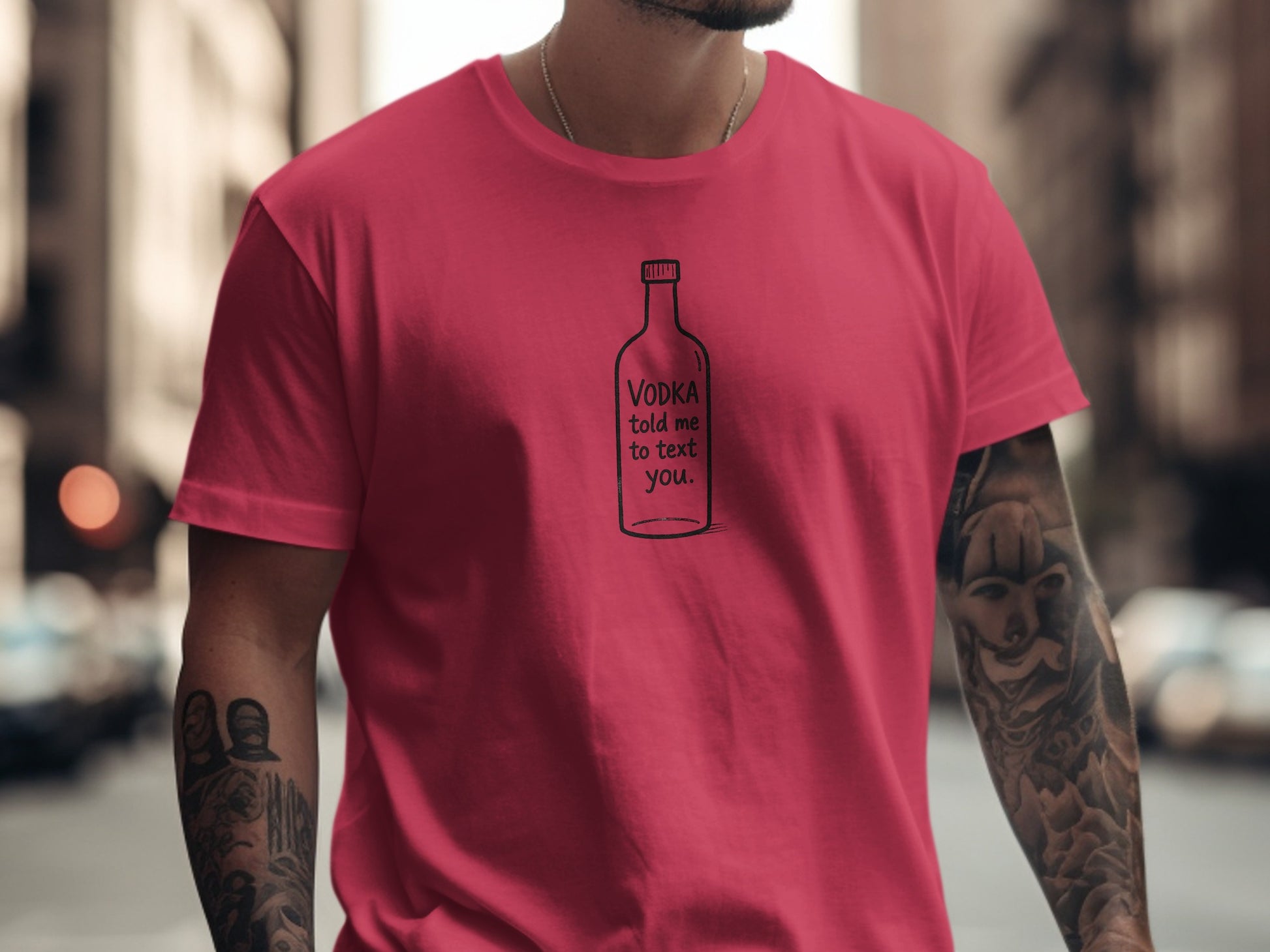 Vodka Told Me To Text You Graphic Tee