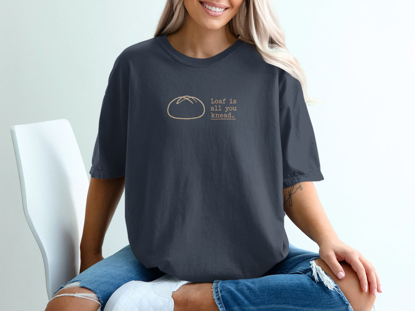Loaf Is All You Knead Graphic T-Shirt for Casual Style