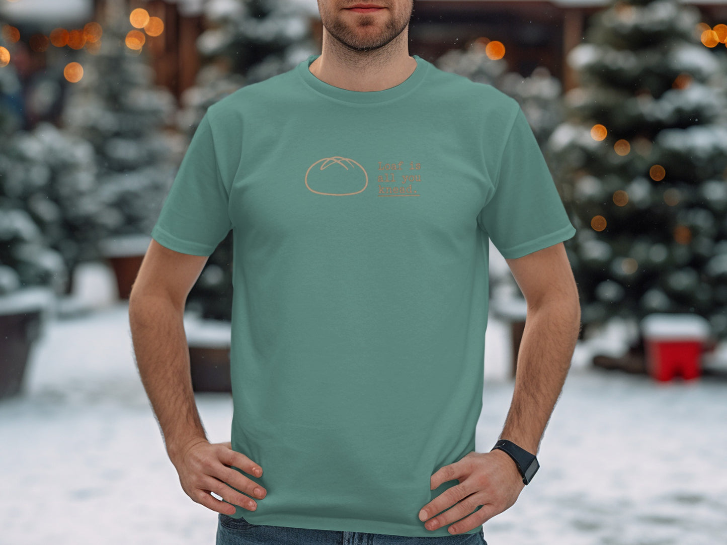 Loaf Is All You Knead Phrase Shirt Product