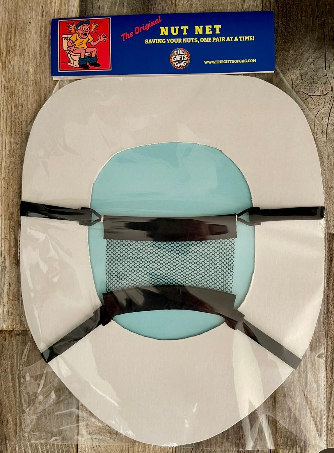 TGOG The Nut Net - 12"W x 16"H - Funny Bathroom Gag Gift & Novelty Decoration Lightweight Mesh Guard for Novelty Gifting