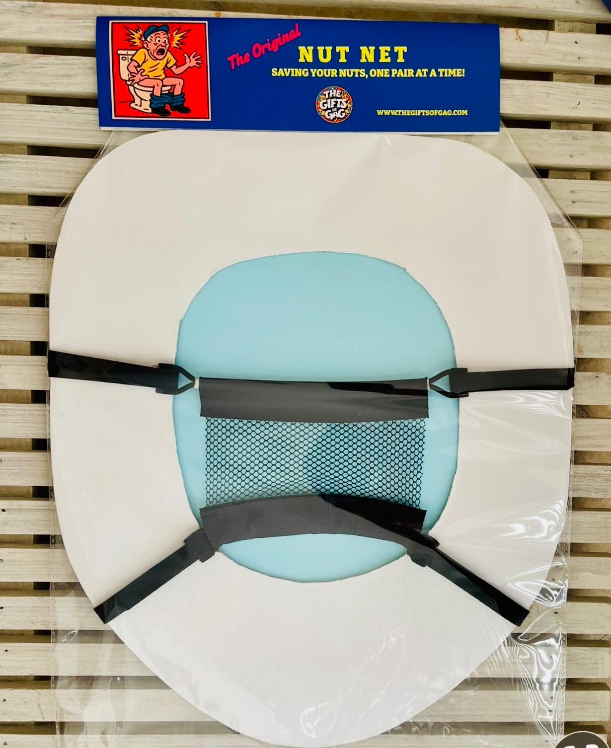 TGOG The Nut Net - 12"W x 16"H - Funny Bathroom Gag Gift & Novelty Decoration Lightweight Mesh Guard for Novelty Gifting