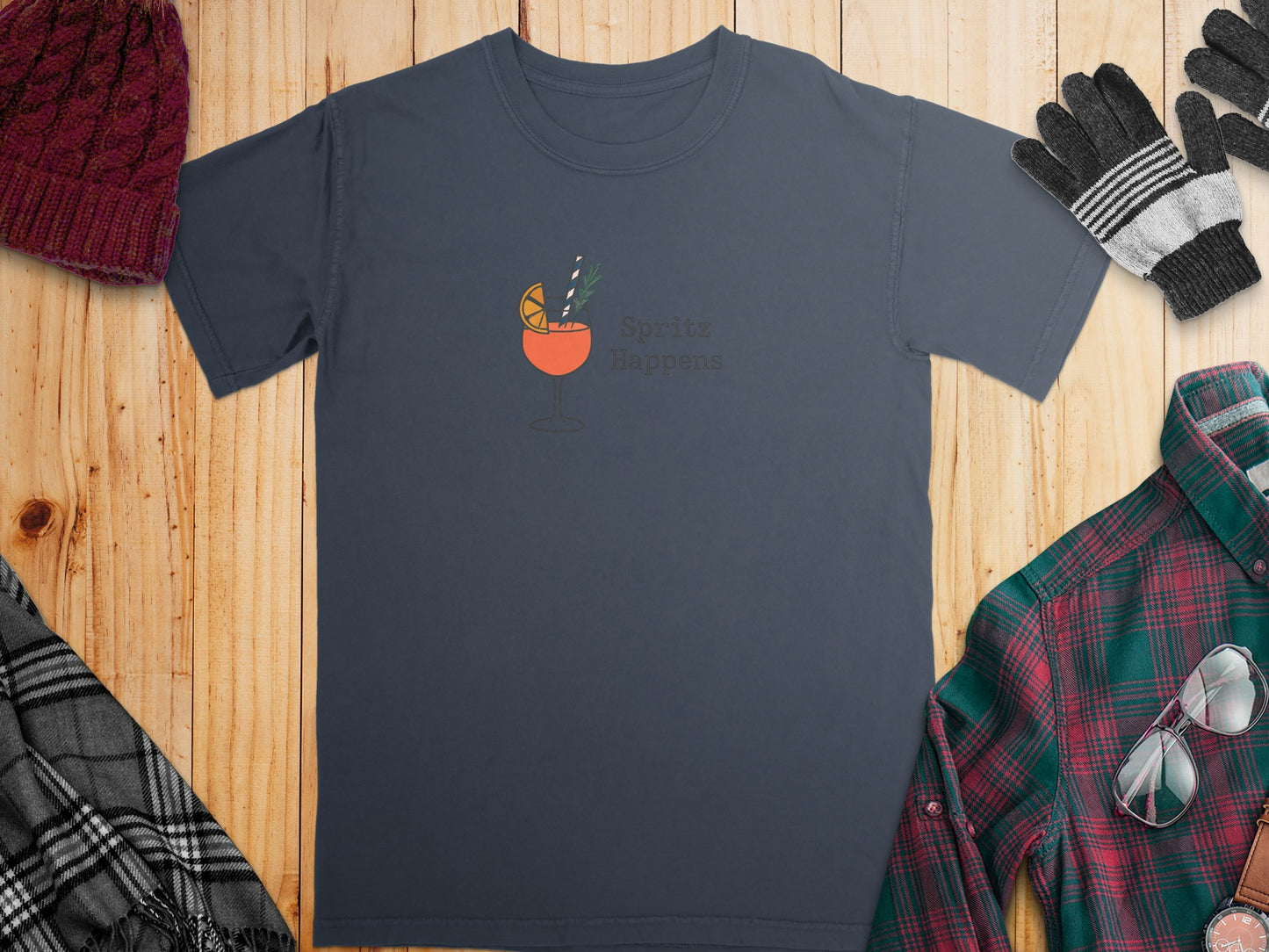 Funny Spritz Happens Printed Shirt Product