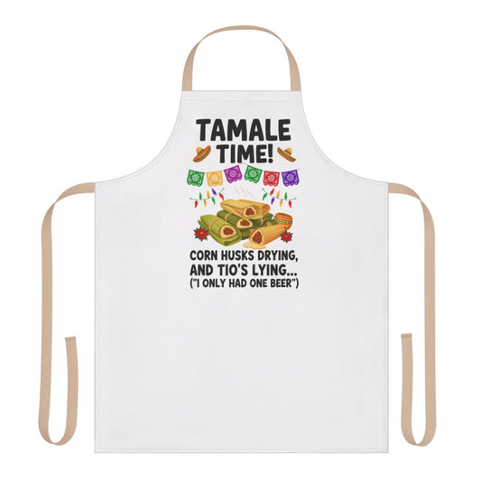 Tamale Time Corn Husks Apron for Fun Cooking