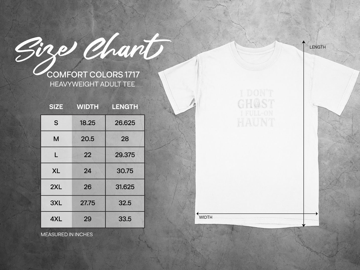 I Don't Ghost I Full-On Haunt Heavyweight Adult Tee