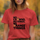 No Crowns No Kings T-shirt, Bold Graphic Tee, Statement Shirt, Casual Wear, Fun Clothing, Trendy Outfit, Unique Gift Idea